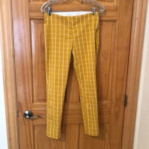 Straight leg pants with side zip